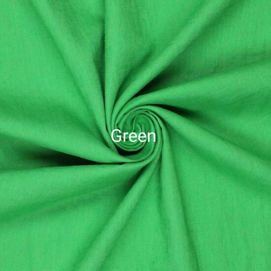 Mazgātais plānais lins – zaļš / Green