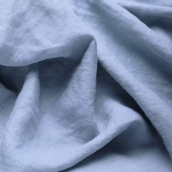 Mazgātais plānais lins – gaiši zils / Light Blue