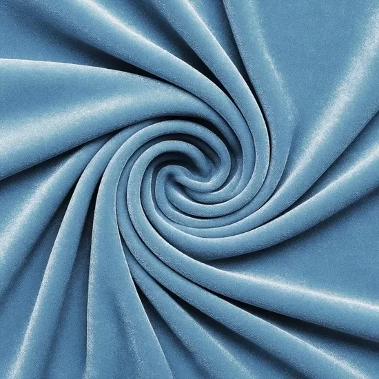 Elastīgs samts Jeans / Džinsu zilais