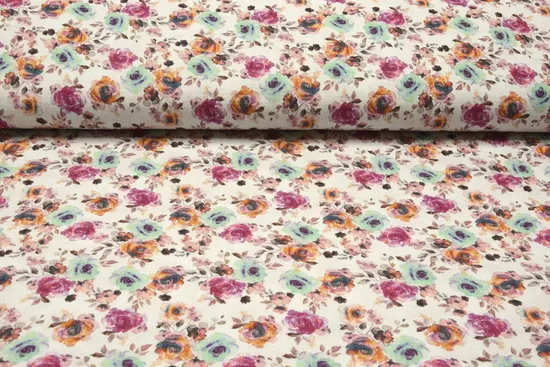 Muslīns ar ziedu rakstu “Phlox” / Flowers Phlox