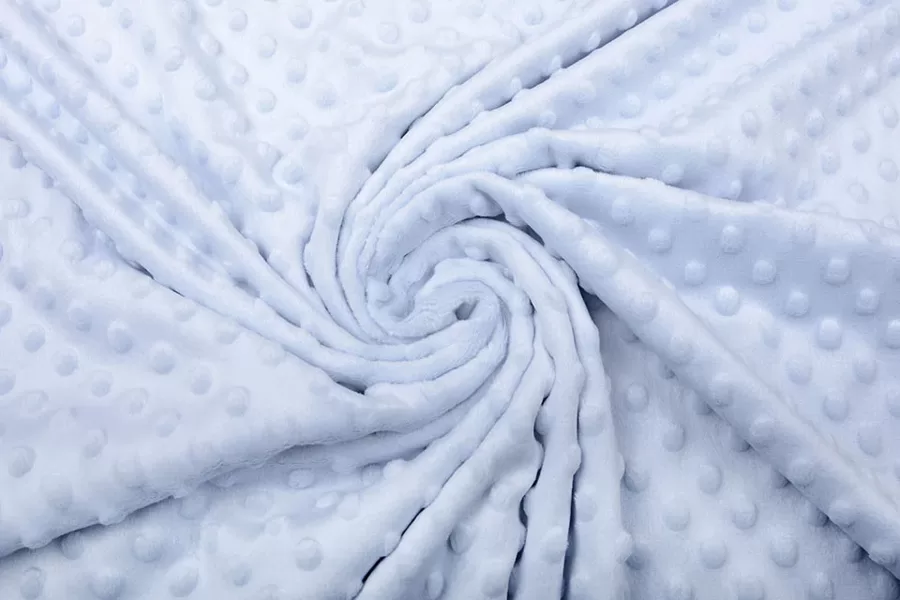 Minky fliss Gaiši zils/Baby blue
