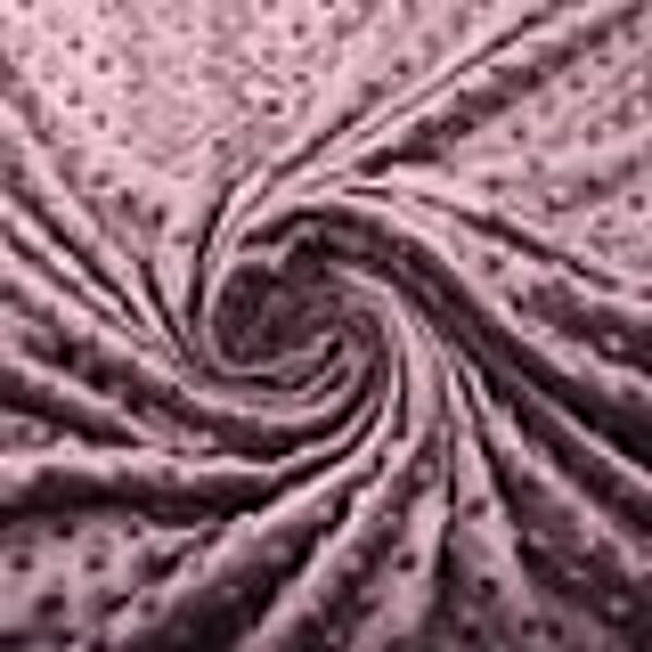 Minky fliss Gaiši baklažānu violets/Light Aubergine Mauve