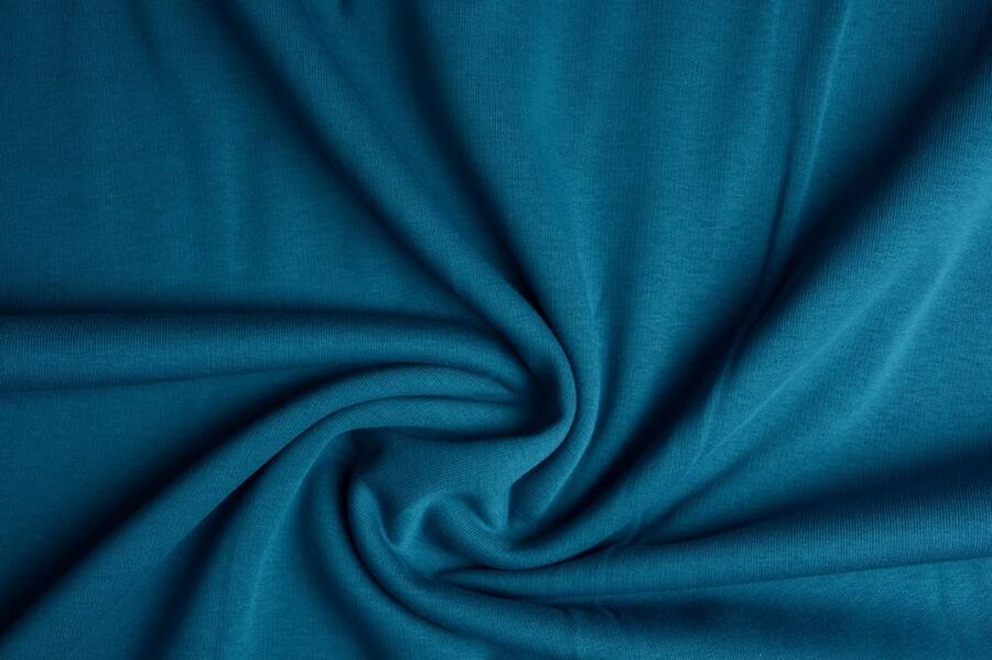 Siltinātā trikotāža Zils Zaļš/petrol