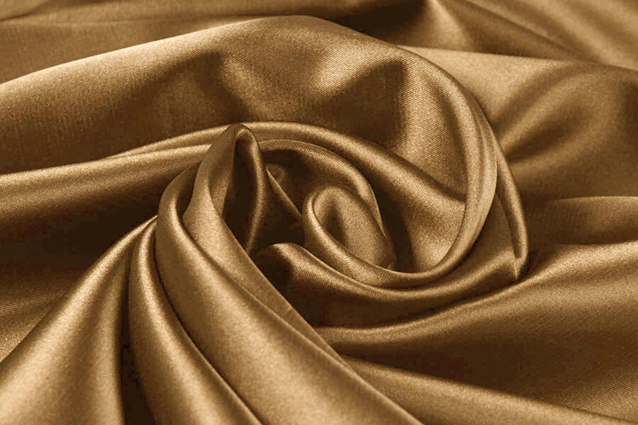 Mākslīgais zīds ar elastānu  Mocha brown 