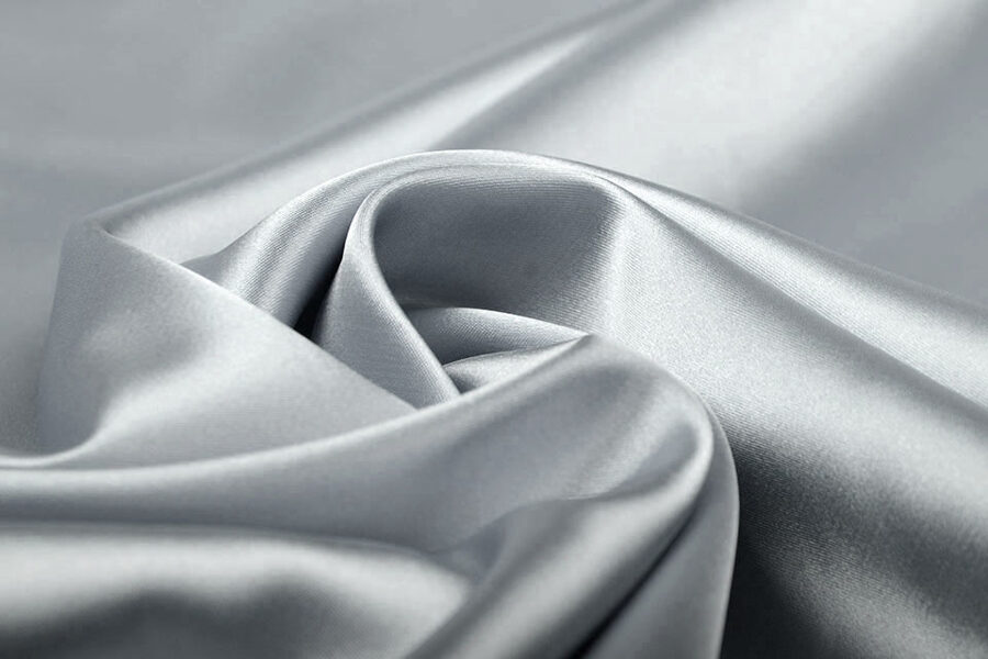 Mākslīgais zīds ar elastānu  Sudrabs/Light grey 