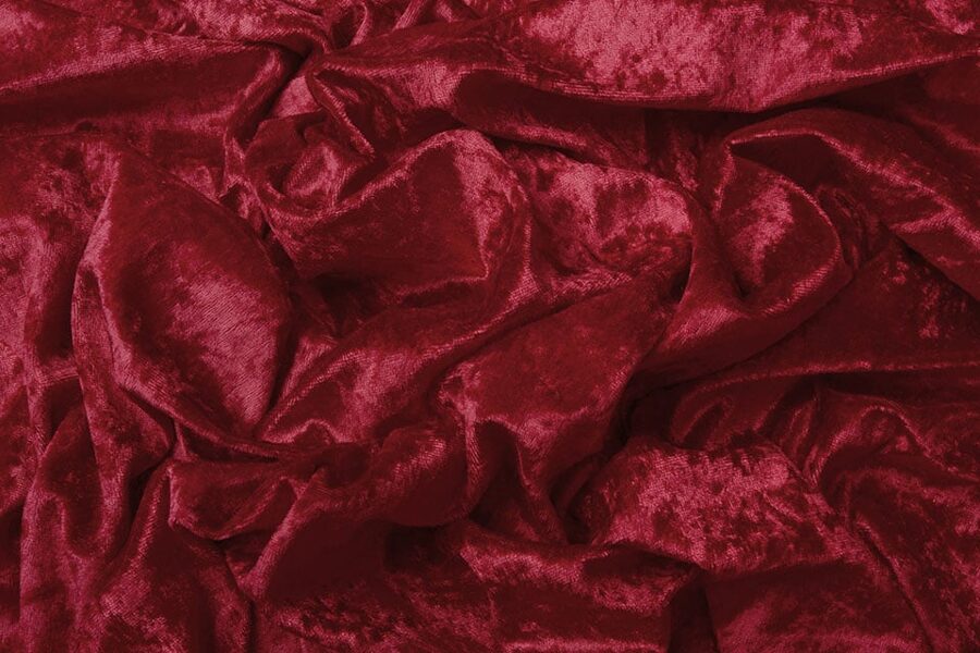 Burzītais samts SarkansVīns/Wine Red