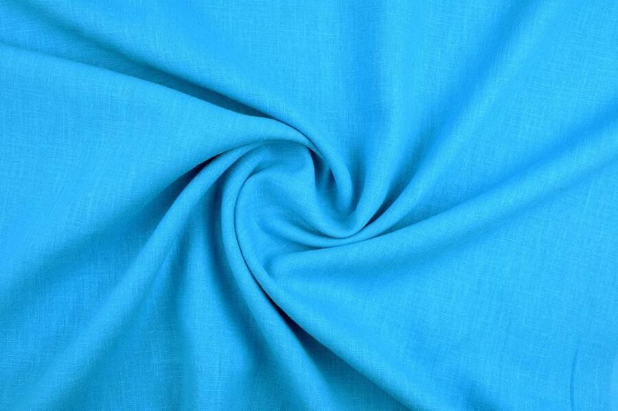 Mazgātais lins spilgti zils/aqua