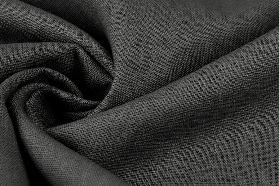 Mazgātais lins tumši pelēks/dark grey