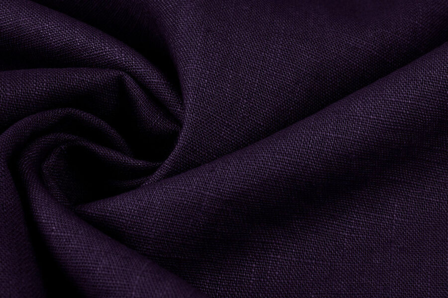 Mazgātais lins tumši violets/dark purple